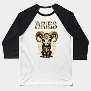 Golden Aries Baseball T-Shirt